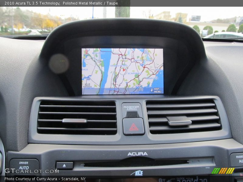 Polished Metal Metallic / Taupe 2010 Acura TL 3.5 Technology