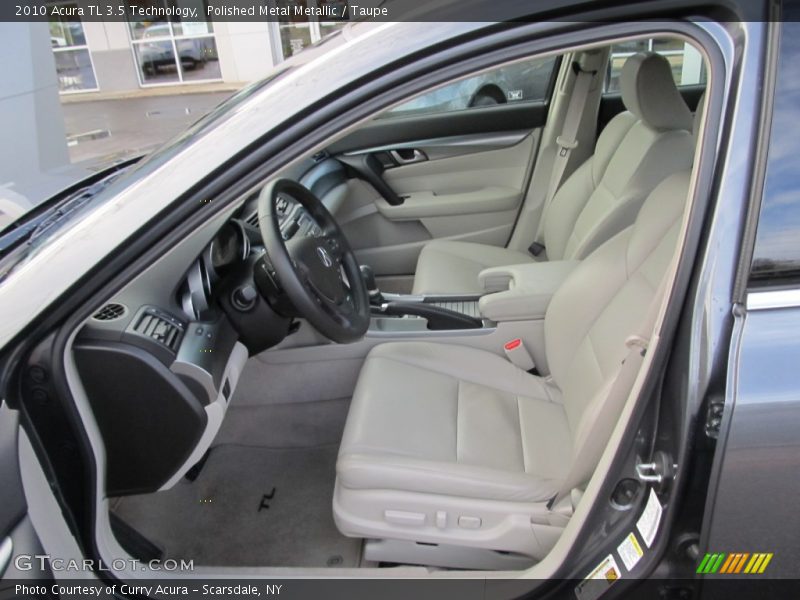 Polished Metal Metallic / Taupe 2010 Acura TL 3.5 Technology