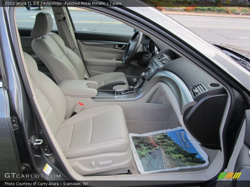 Polished Metal Metallic / Taupe 2010 Acura TL 3.5 Technology