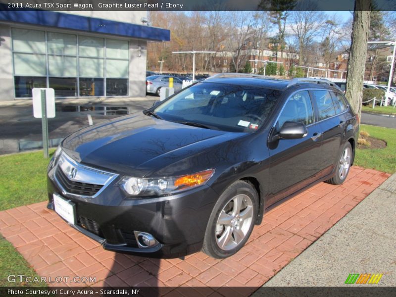 Graphite Luster Pearl / Ebony 2011 Acura TSX Sport Wagon