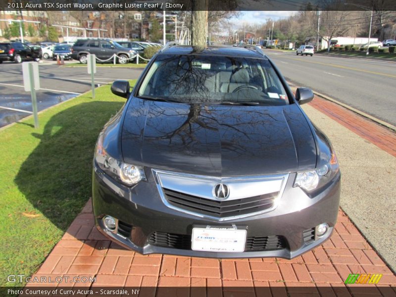 Graphite Luster Pearl / Ebony 2011 Acura TSX Sport Wagon