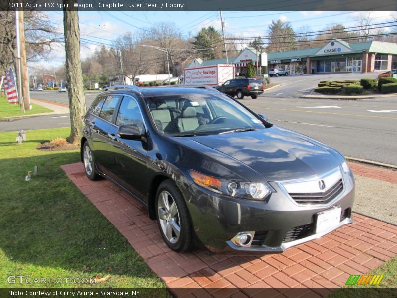 Graphite Luster Pearl / Ebony 2011 Acura TSX Sport Wagon