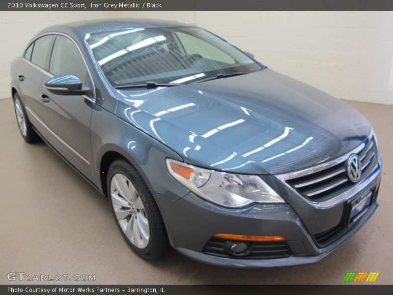 Iron Grey Metallic / Black 2010 Volkswagen CC Sport