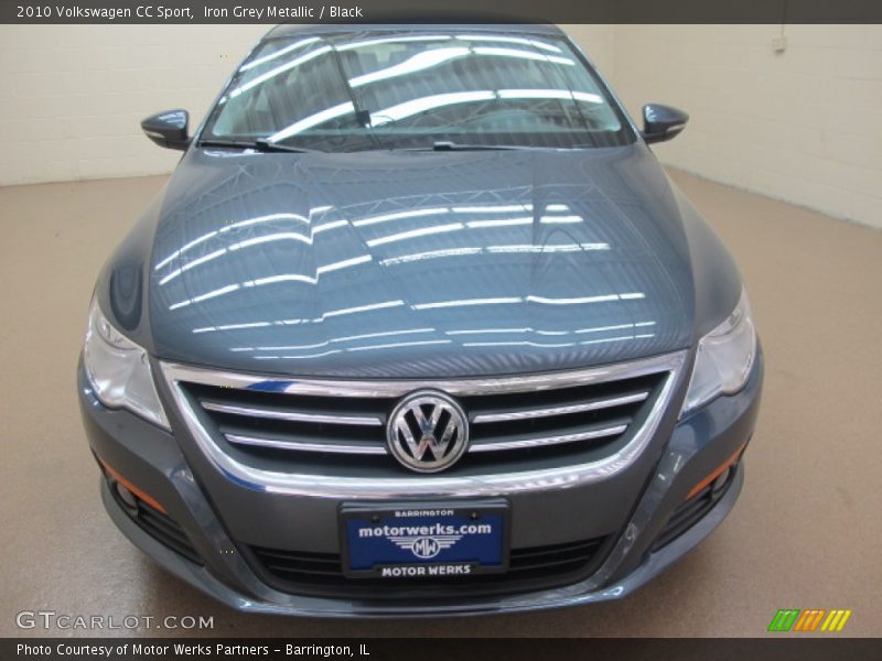 Iron Grey Metallic / Black 2010 Volkswagen CC Sport