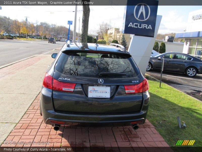 Graphite Luster Pearl / Ebony 2011 Acura TSX Sport Wagon