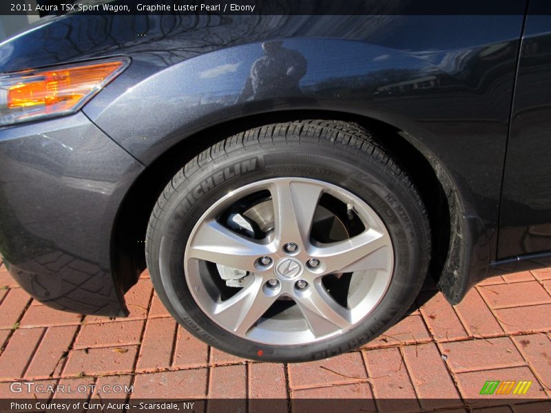 Graphite Luster Pearl / Ebony 2011 Acura TSX Sport Wagon