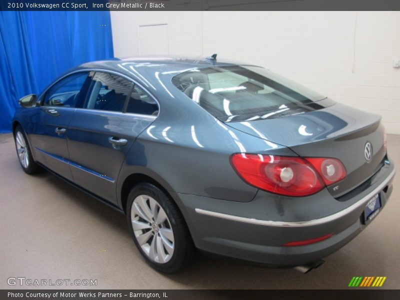 Iron Grey Metallic / Black 2010 Volkswagen CC Sport
