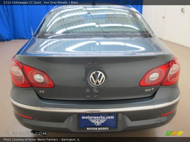 Iron Grey Metallic / Black 2010 Volkswagen CC Sport