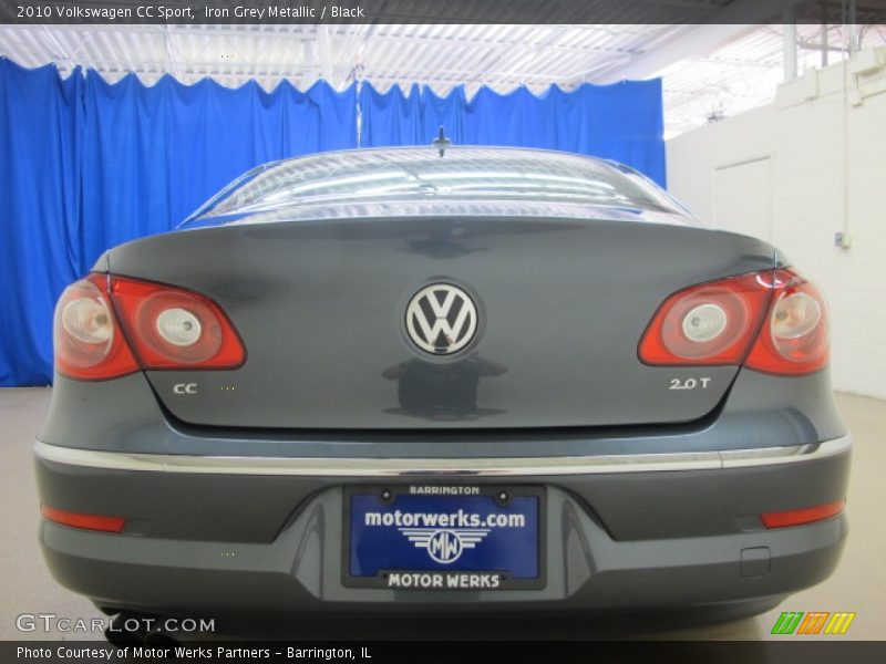 Iron Grey Metallic / Black 2010 Volkswagen CC Sport