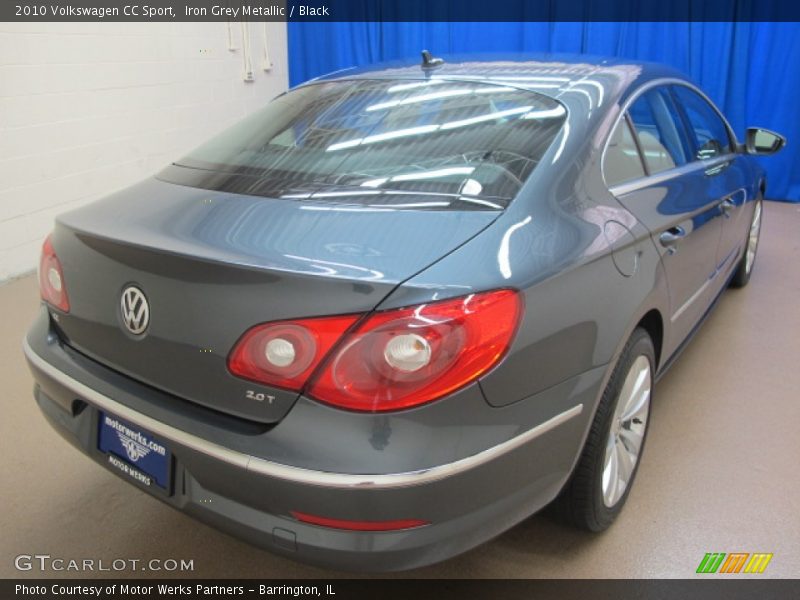 Iron Grey Metallic / Black 2010 Volkswagen CC Sport