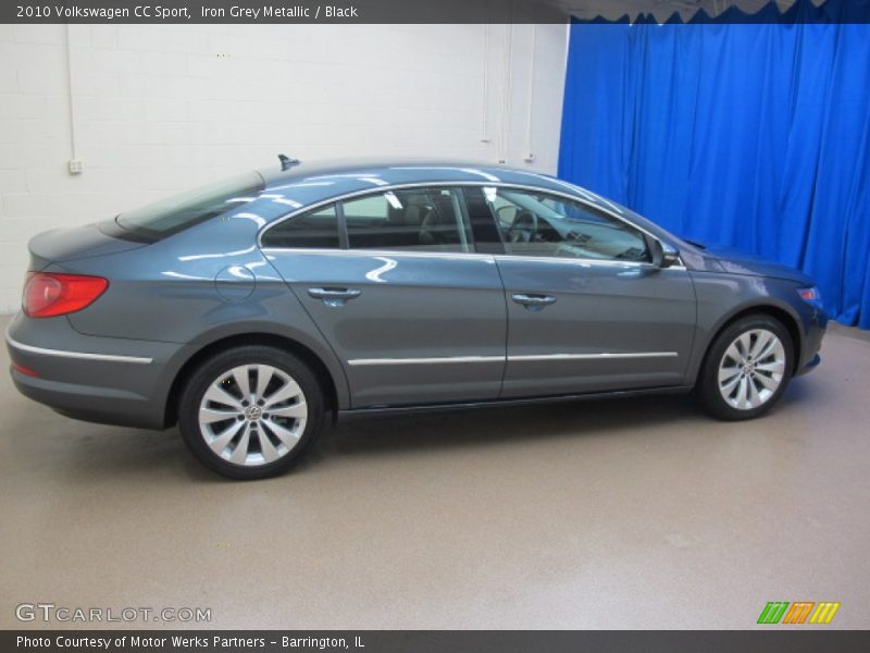Iron Grey Metallic / Black 2010 Volkswagen CC Sport