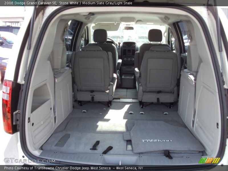 Stone White / Medium Slate Gray/Light Shale 2008 Dodge Grand Caravan SE