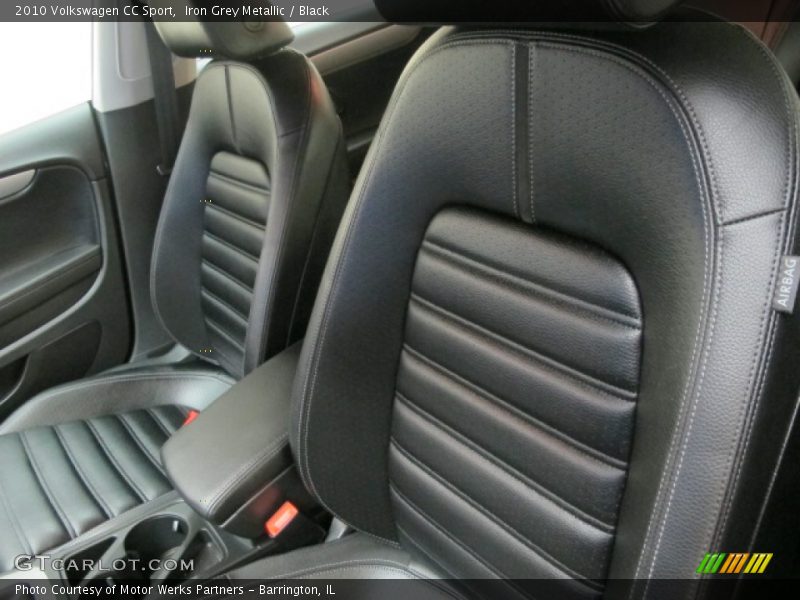 Iron Grey Metallic / Black 2010 Volkswagen CC Sport