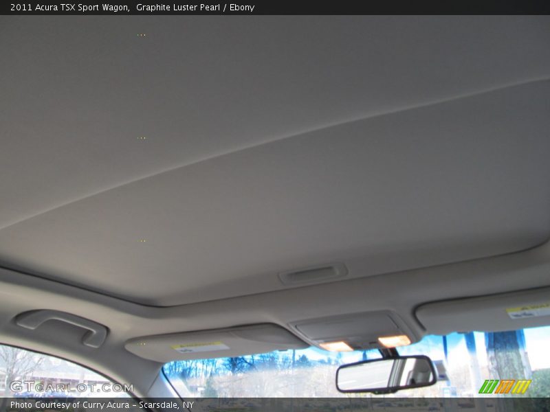 Graphite Luster Pearl / Ebony 2011 Acura TSX Sport Wagon