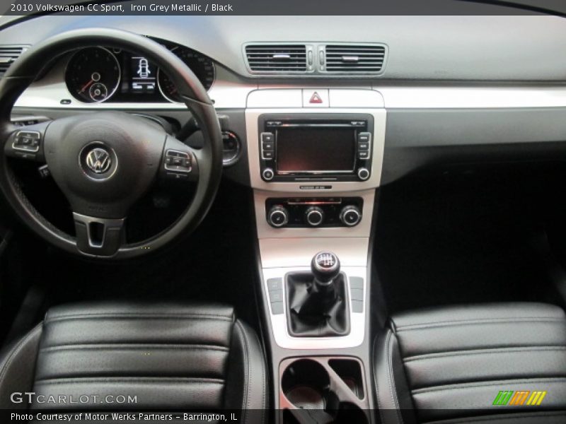 Iron Grey Metallic / Black 2010 Volkswagen CC Sport