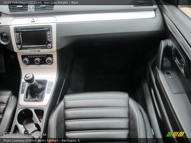 Iron Grey Metallic / Black 2010 Volkswagen CC Sport