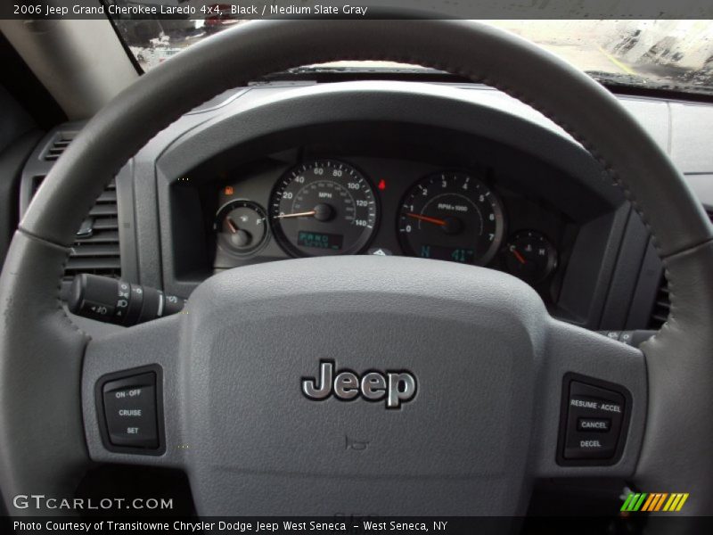 Black / Medium Slate Gray 2006 Jeep Grand Cherokee Laredo 4x4