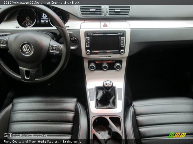 Iron Grey Metallic / Black 2010 Volkswagen CC Sport