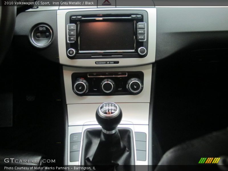Iron Grey Metallic / Black 2010 Volkswagen CC Sport