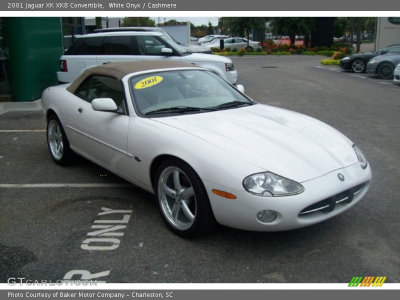 White Onyx / Cashmere 2001 Jaguar XK XK8 Convertible