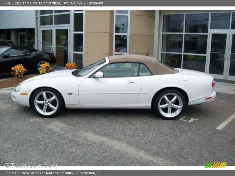 White Onyx / Cashmere 2001 Jaguar XK XK8 Convertible