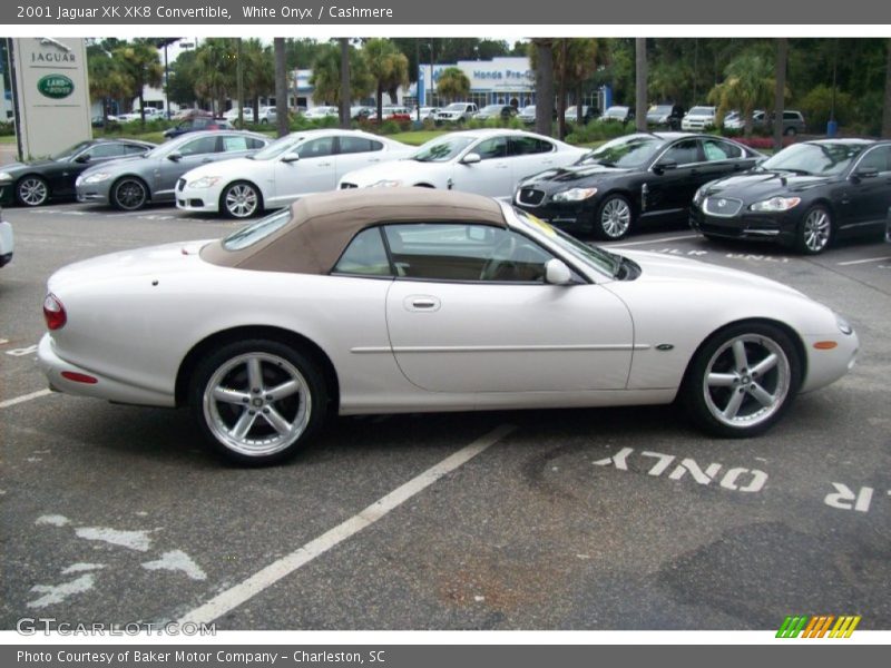White Onyx / Cashmere 2001 Jaguar XK XK8 Convertible