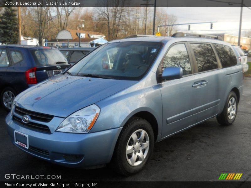 Glacier Blue / Gray 2006 Kia Sedona LX