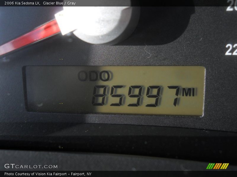 Glacier Blue / Gray 2006 Kia Sedona LX