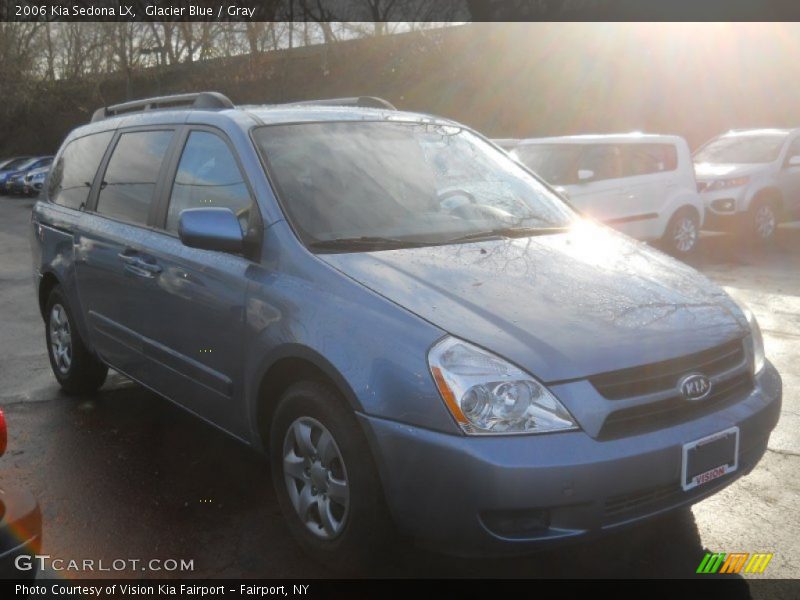Glacier Blue / Gray 2006 Kia Sedona LX