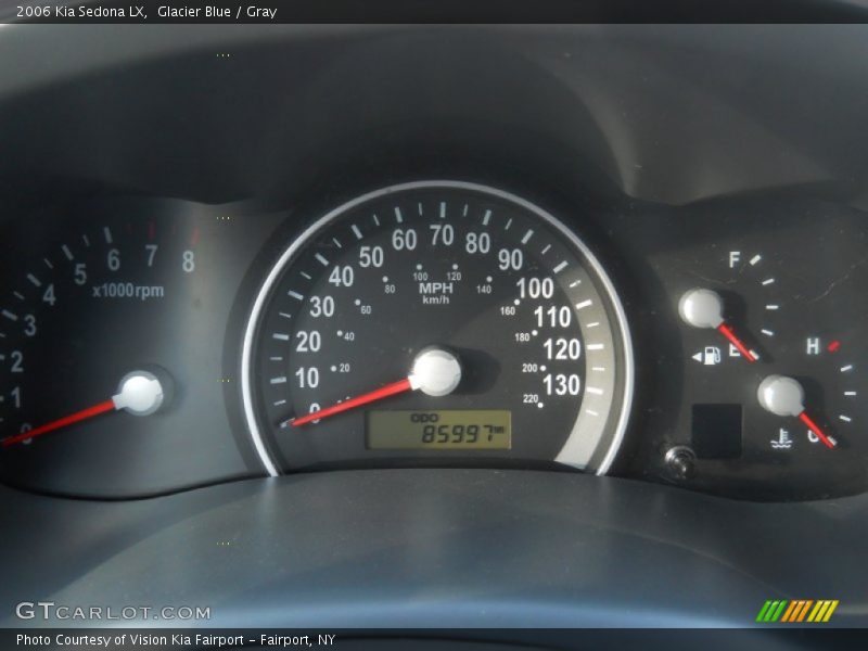 Glacier Blue / Gray 2006 Kia Sedona LX