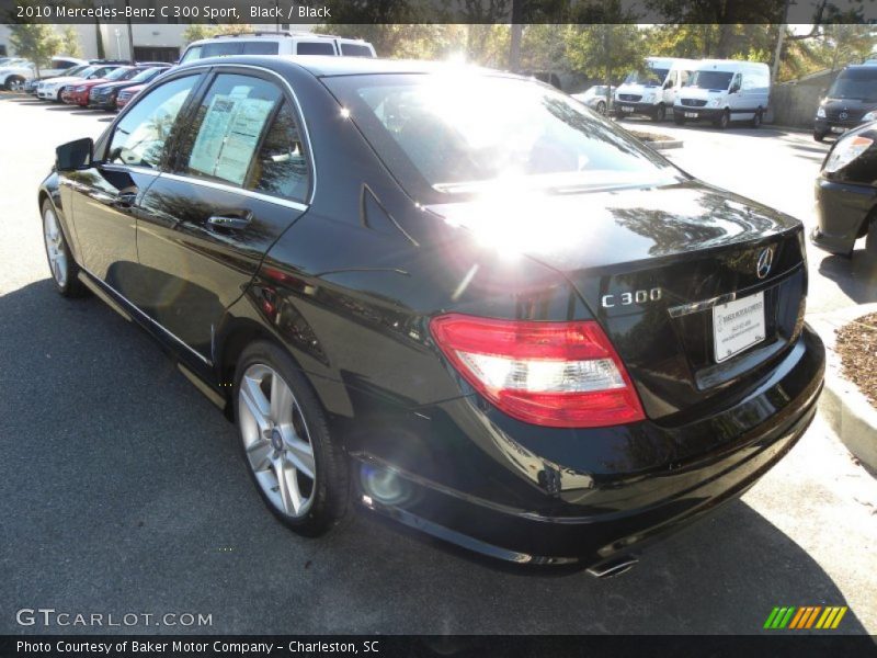 Black / Black 2010 Mercedes-Benz C 300 Sport