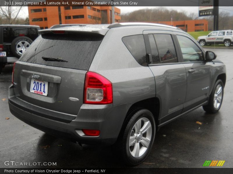 Mineral Gray Metallic / Dark Slate Gray 2011 Jeep Compass 2.4 Latitude 4x4