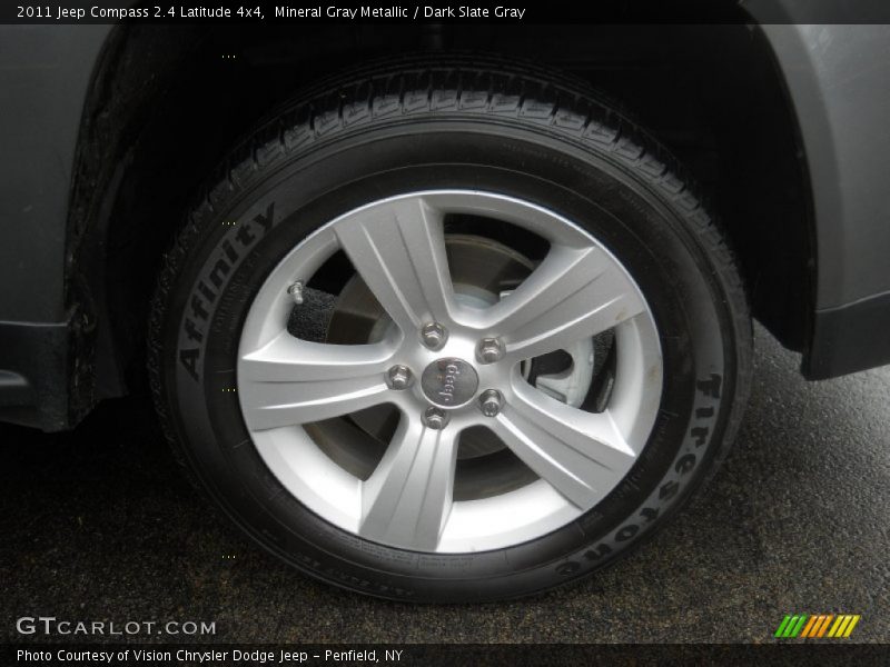 Mineral Gray Metallic / Dark Slate Gray 2011 Jeep Compass 2.4 Latitude 4x4