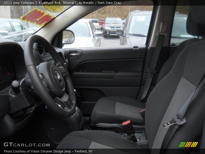 Mineral Gray Metallic / Dark Slate Gray 2011 Jeep Compass 2.4 Latitude 4x4