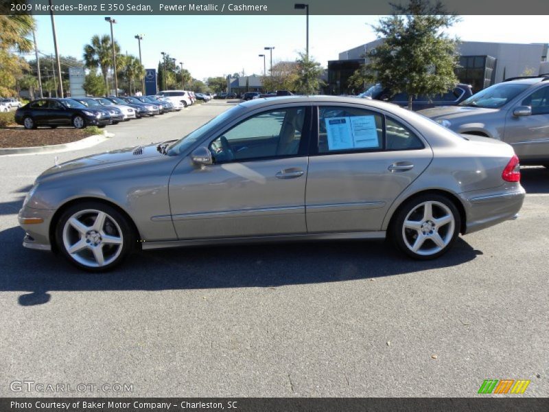 Pewter Metallic / Cashmere 2009 Mercedes-Benz E 350 Sedan