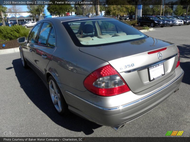 Pewter Metallic / Cashmere 2009 Mercedes-Benz E 350 Sedan