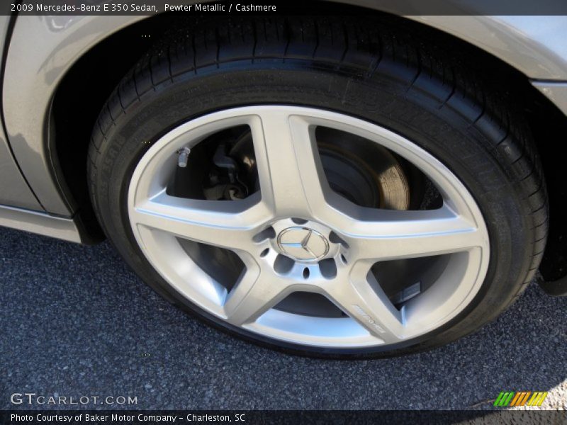 Pewter Metallic / Cashmere 2009 Mercedes-Benz E 350 Sedan