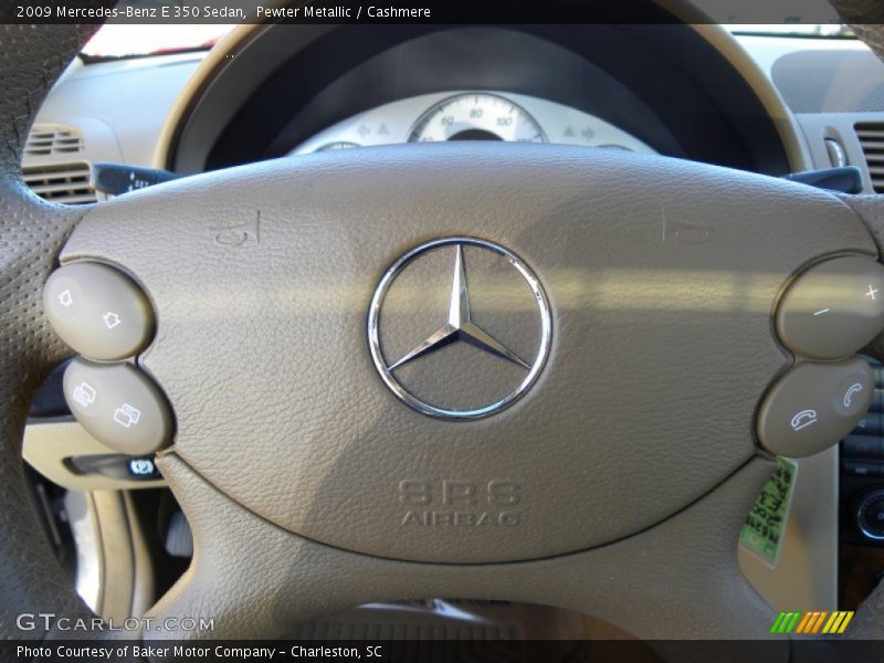 Pewter Metallic / Cashmere 2009 Mercedes-Benz E 350 Sedan