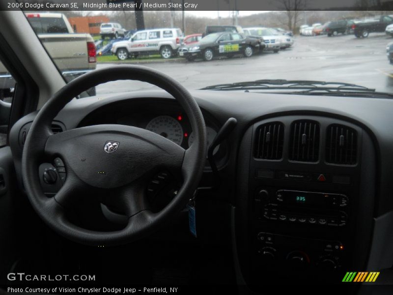 Midnight Blue Pearl / Medium Slate Gray 2006 Dodge Caravan SE