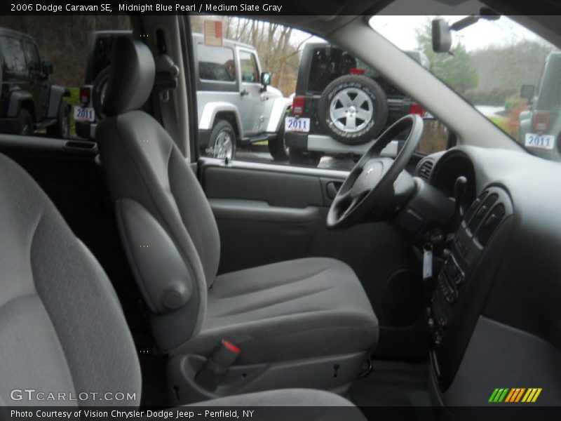 Midnight Blue Pearl / Medium Slate Gray 2006 Dodge Caravan SE