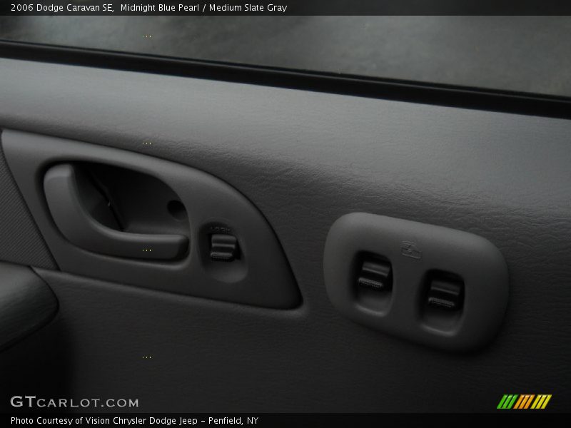 Midnight Blue Pearl / Medium Slate Gray 2006 Dodge Caravan SE