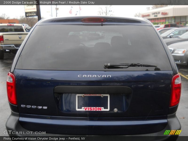 Midnight Blue Pearl / Medium Slate Gray 2006 Dodge Caravan SE