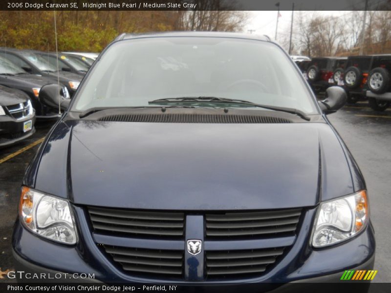 Midnight Blue Pearl / Medium Slate Gray 2006 Dodge Caravan SE