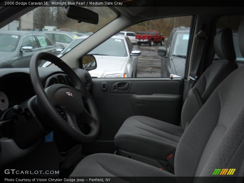 Midnight Blue Pearl / Medium Slate Gray 2006 Dodge Caravan SE