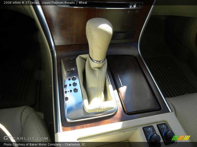 Liquid Platinum Metallic / Wheat 2008 Infiniti M 35 Sedan