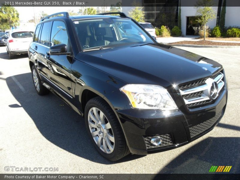 Black / Black 2011 Mercedes-Benz GLK 350