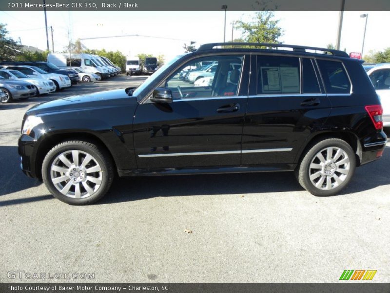 Black / Black 2011 Mercedes-Benz GLK 350