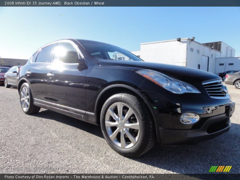 Black Obsidian / Wheat 2008 Infiniti EX 35 Journey AWD