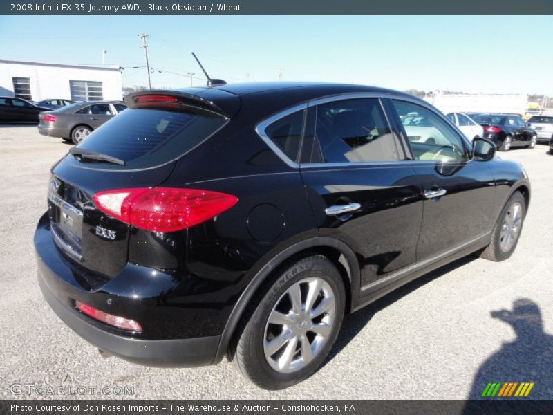 Black Obsidian / Wheat 2008 Infiniti EX 35 Journey AWD