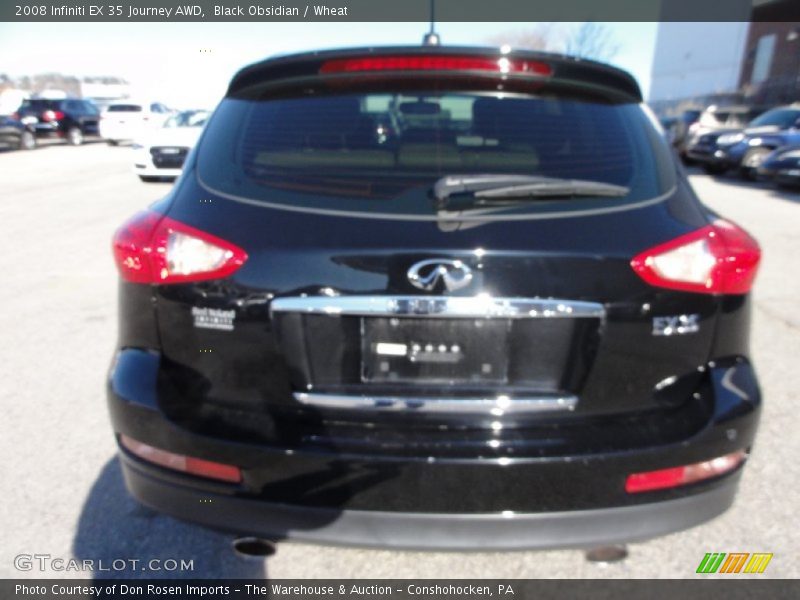 Black Obsidian / Wheat 2008 Infiniti EX 35 Journey AWD